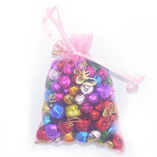 Craft Kits And Supplies 100 Mix Colorful Christmas Jingle Bells