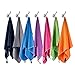 SYOURSELF 2 Pack Microfiber Camping Towel, Quick Dry Towel, Soft Absorbent Compact Travel Gym Workout Sweat Towel for Beach Yoga Swim Travel Camping Hiking Backpack Essentials (L:60