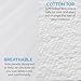 LUCID Premium Hypoallergenic 100% Waterproof Mattress Protector - Universal Fit, Cotton Terry Top,White Twin