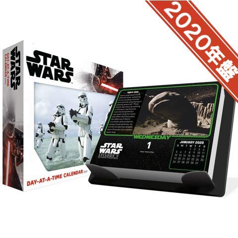 JAPANESE CALENDAR STARWARS Star Wars 2020 Day Turn Calendar Tabletop Calendar Wall Hanging Darth Vader Stormtrooper Yoda C3-PO Disney Disney Goods by STARWARS (Calendar)