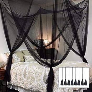 Amazon Com Just Relax Four Corner Post Elegant Mosquito Net Bed