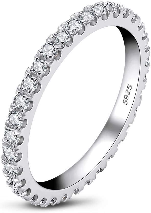 AINUOSHICubic Zirconia Rings,Engagement Rings for Womens(Multiple Colour)