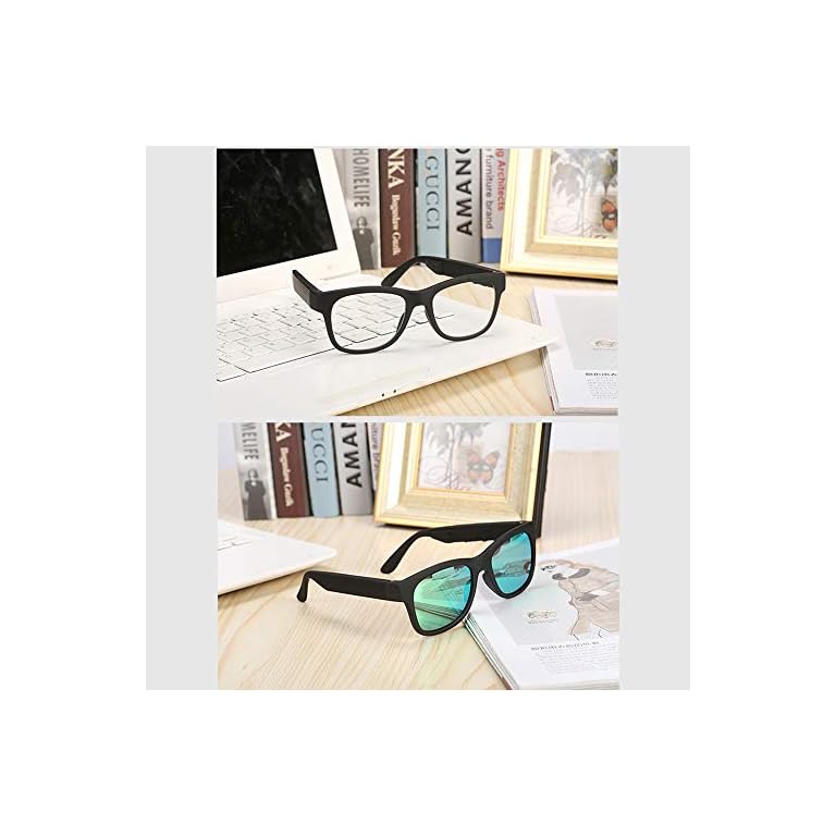 Bluetooth glasses Bone Conduction Headset Blu-Ray Polarized Sunglasses