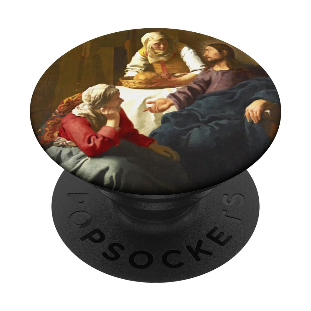 Martha And Mary With Jesus PopSockets Swappable PopGrip