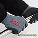 Fleece Winter Work Gloves NR450, Comfort Warm Power Grip, Durable Water Based Nitrile, Stretchy Fit Spandex, Machine Washable Prime Grey, Large 3 Pairs Pack