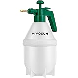 VIVOSUN 0.2 Gallon Handheld Garden Pump Sprayer, 27 oz Gallon Lawn & Garden Pressure Water Spray Bottle with Adjustable Brass