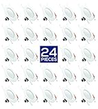 Hyperikon 5/6 Inch LED Downlight, ENERGY STAR, 14W (75W Replacement), 4000K (Daylight Glow) CRI90+, Retrofit LED Recessed Lighting Fixture, LED Ceiling Light, Dimmable (24 Pack)