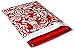 Poly Mailers Candy Cane Christmas Designer Poly Mailers Custom Bags Red & White Shipping Envelopes Plastic Bags #SmileMail (100 10x13, Candy Cane)