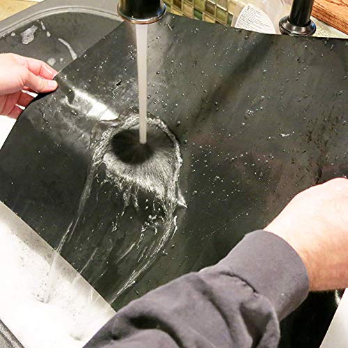 Acronde 2PCS Large Non-Stick Reusable Oven Liners Certified BPA and PFOA Free Premium Heavy Duty Liner for The Bottom of Convection, Electric, Gas, Toaster and Microwave Ovens - Thumbnail 4