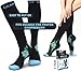 Physix Gear Compression Socks for Men & Women 20-30 mmHg, Best Graduated Athletic Fit for Running Nurses Shin Splints Flight Travel & Maternity Pregnancy - Boost Stamina Circulation