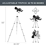 Celestron Travel Scope 70 Portable Refractor Telescope Kit with Backpack view 3