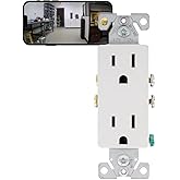 4K Ultra HD Wi-Fi Functional Wall Outlet Receptacle Spy Camera P2P WiFi Power Plug Socket Hidden Nanny Cam Spy Camera (White/