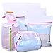 Yazer 5-Pack Premium Laundry Bags for Lingerie,Laundry,Blouse,Hosiery,Stocking,Underwear,Washing Bags with Premium Zipper … (N)
