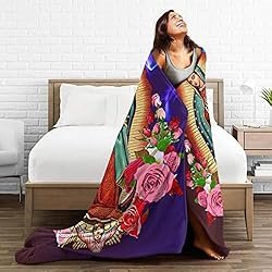 Our Lady of Guadalupe Virgin Mary Throw Blanket