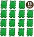 Cazenove Passover Frogs - Bag of 15 Plastic Squeaking Frogs, Soft Plastic Bright Green 10 Plague Frogs