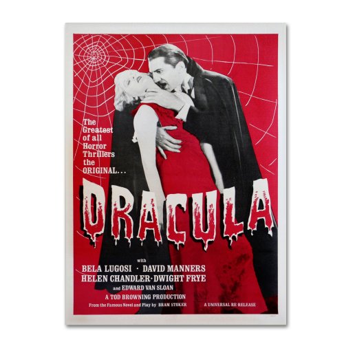 Trademark Fine Art Dracula Artwork by Vintage Apple Collection, 16 by 24-Inch at Amazon