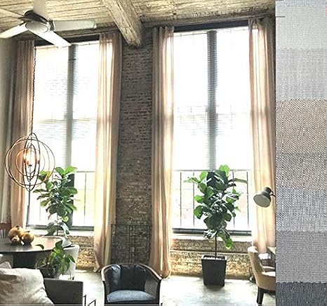 ikiriska muestras gratis para cortinas de lino natural extra largas cortinas hechas a medida muestras personalizadas