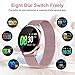 GOKOO Smart Watch for Women with Activity Fitness Tracker Heart Rate Blood Pressure Sleep Tracker Monitor Step Calorie Waterproof Bluetooth Smartwatch Pink