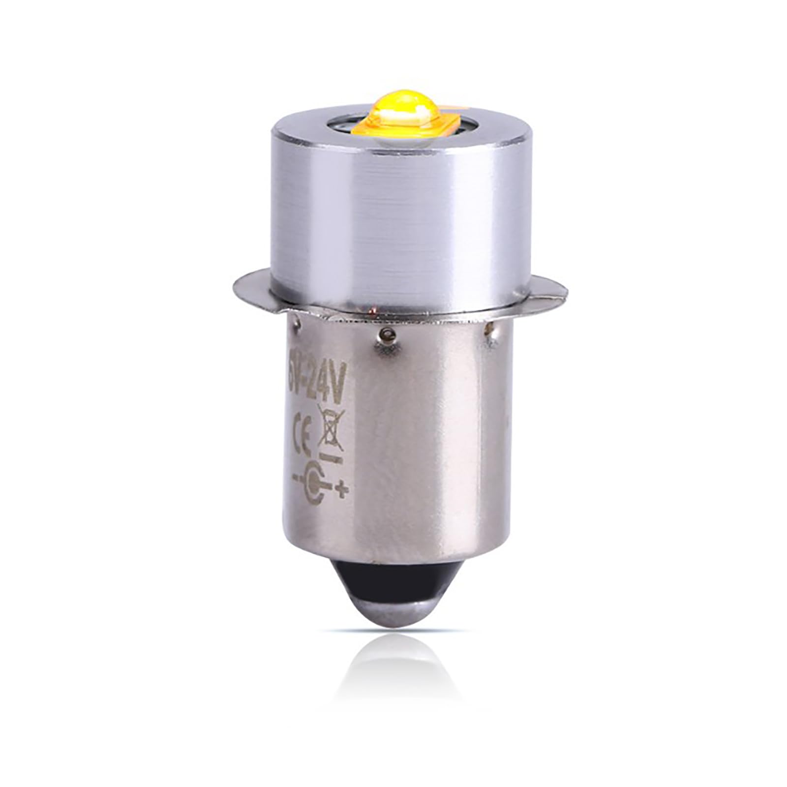 P13.5S LED Bulb, Fydun Flashlight Bulb Replacement, 5W 6-24V P13.5S High Bright LED Emergency Work Light Lamp Flashlight Replacement Bulb Torches