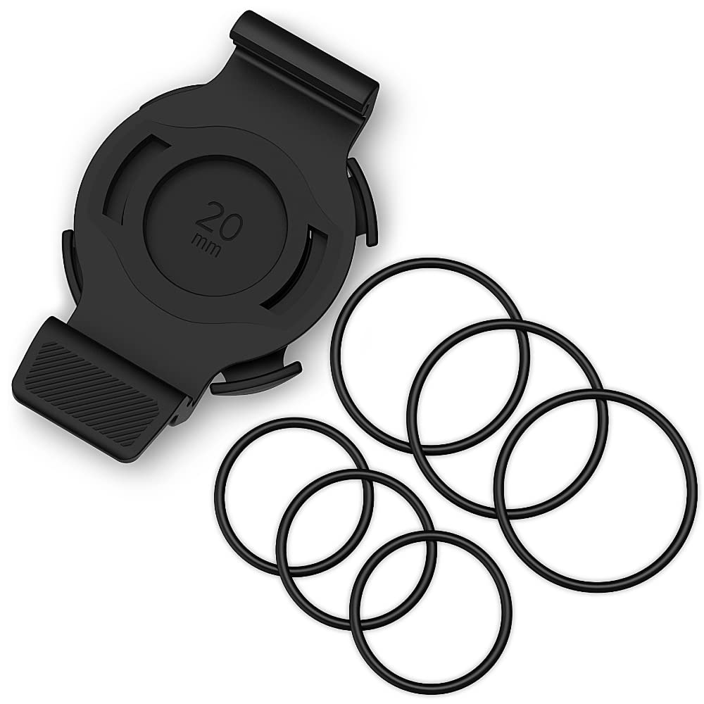 TUSITA QuickFit Quarter-turn Bike Mount Compatible with Garmin Fenix 6S, Fenix 6S Pro, Fenix 7S - Quarter Turn Smartwatch Bracket Holder - Bicycle Combo Extended Mount Road MTB Accessories
