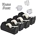 Desktop Tape Dispenser, 4-Pack, Non-Skid Base - with 3 Extra Tape Dispenser Replacement Core (Tape not Included), Perfect for Office, Home, School - Value Pack primary