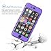 Tekcoo for iPhone 7 Case, [T360 HY] Ultra Thin Full Body Coverage Protection Scratch Proof Hard Slim Hybrid Cover Shell with Tempered Glass Screen Protector Skin for Apple iPhone 7 4.7 Inch [Purple]