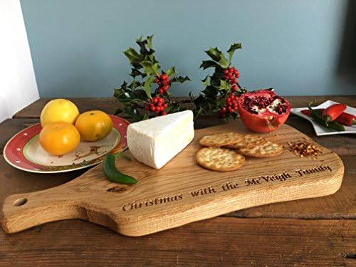 Personalised Handmade Character Oak Serving/Chopping/Cheese Board. Last Orders for PRE Christmas DELIVERY are Friday 11th December