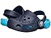 Crocs Unisex-Child Electro Clogs, Navy/Electric Blue, 11 Little Kid