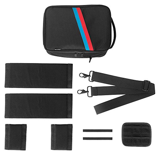Sisma Travel and Storage Case for Nintendo Switch Console Dock Joy-Con Straps Pro Controller Cables Accessories -Black SVG180402SWB-B - Thumbnail 7