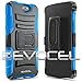 HTC One A9 Case, Evocel [Generation Series] Belt Clip Holster, Kickstand, HD Screen Protector, Dual Layer for HTC One A9, Blue (EVO-HTCA9-AB202)