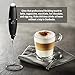 Zulay FrothMate Powerful Milk Frother for Coffee - Portable & Compact Handheld Foam Maker for Lattes, Cappuccinos, Matcha, Hot Chocolate - Milk Foamer Frother - No Stand Electric Whisk (Black)