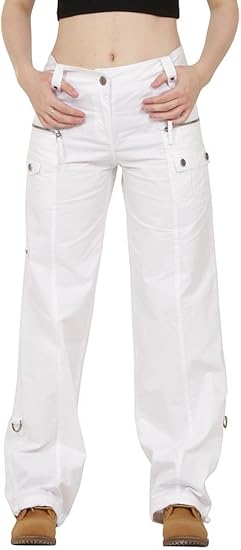 white cargos