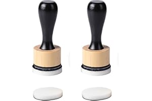 BRBASAP 2Packs Ink Blending Tool Mini Round Ink Blending Tool Art Supplies for Distressing Blending and More Control of Ink Placement Compact No More Inky Fingers Ink Blending Tool and Versatile Inking Tools