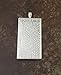 20 Deannassupplyshop Rectangle Pendant Trays - Silver Color - 25X50mm - Pendant Blanks Cameo Bezel Settings Photo Jewelry - Custom Jewelry Making
