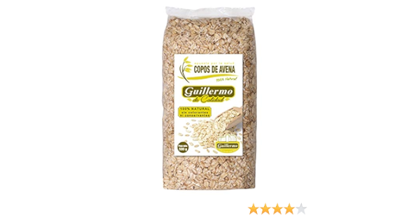Guillermo Copos de Avena Tradicional Superalimento 100% Natural 500gr