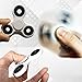 Fidget Hand Spinner Toy Best Hybrid Ceramic Bearing 360 Tri-Spinner Prime ADHD Fidget Toy Prime Premium Anxiety Toys Helps Focus for Kids and Adults Amazing Stress Reducer (White)