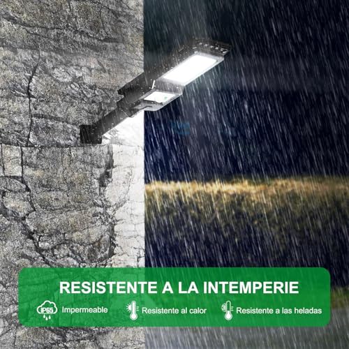 ENGREPO Luces Solares para Exterior, 4 Paquetes 156 LED 1000 Lúmenes Lámpara Solar con Sensor de Movimiento, Impermeable IP65 de Iluminación Segura para Jardín, Patio, Terraza, Hogar.