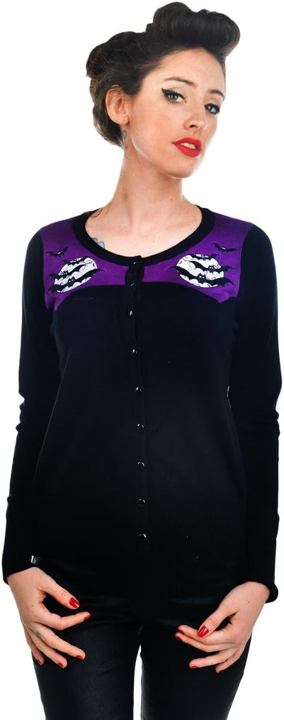 Women's Too Fast Apparel Graveyard Embroidered Cardigan