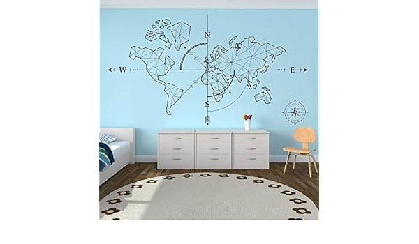 TYLPK Mapa del mundo global adventure adventure etiqueta de la ...