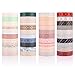Accmor 40 Rolls Washi Tape Set, Decorative Washi Masking Tape for Scrapbooking, Bullet Journals, Planners, Gift Wrapping,DIY Decor and Craft Supplies