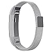 Henoda for Fitbit Alta HR Bands Metal Small Large, Replacement Milanese Strap with Magnet Lock for Fitbit Alta HR / Fitbit Alta Silver
