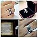 King Will BASIC 8mm White Tungsten Ring Wedding Band Step Edge Brushed Center Any Size 10.5