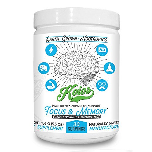KOIOS Nootripics Powder Supplement - Sour Apple - Blend of Vitamins, Minerals, and Herbs for Enhanced Brain Function (5.5 ounces) | 30 Servings