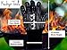 Kuchyn Tools Non-Slip Extreme Heat Resistant (932°F/500°C) BBQ Gloves, Food Grade Kitchen Oven Mitts - Use for Grilling, Cutting, Baking, Pot/Iron Cast Holders (1 Pair)
