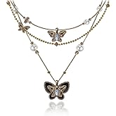 Gothic personality Butterfly necklace Fashion butterfly element women's necklace (M2851)