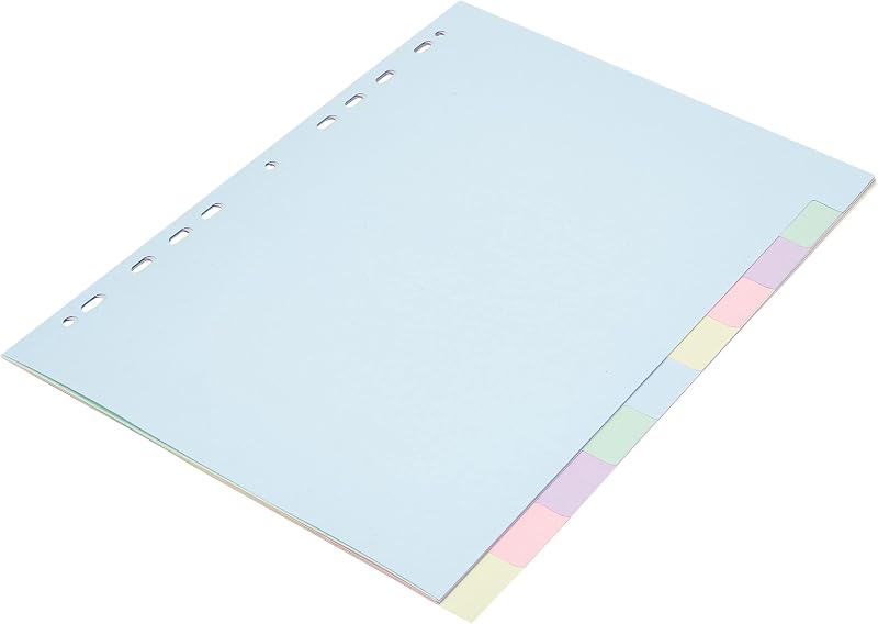 Exacompta 1610E Forever Collection 10-Part A4 Dividers 170gsm Recycled