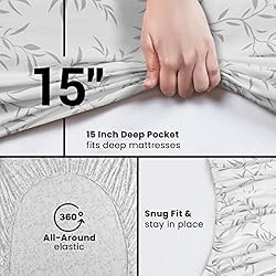 Utopia Bedding Queen Fitted Sheet - Bottom Sheet