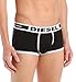 Diesel Men's Hero Fresh and Bright Cotton Modal Trunk, Black, Small