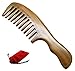 Meta-C Wave Handle Natural Green Sandal Wood Comb