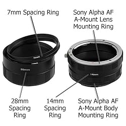 Fotodiox Macro Extension Tube Set Compatible with